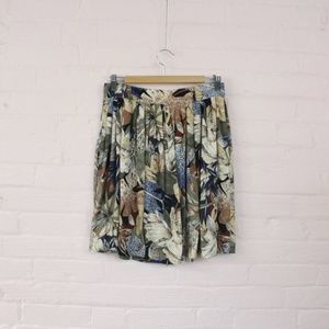 Vintage Skirts - earth tone tropical skirt Vintage Skirts - earth tone tropical skirt